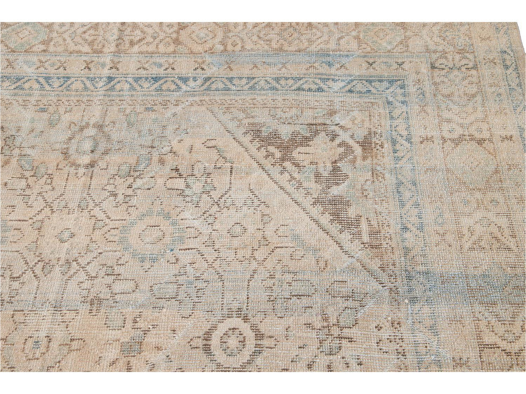 Vintage Mahal Wool Rug 8 X 12