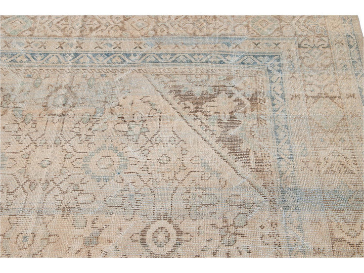 Vintage Mahal Wool Rug 8 X 12