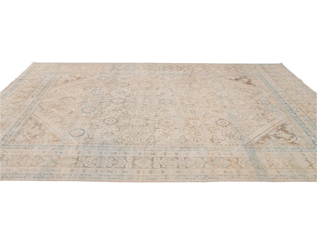 Vintage Mahal Wool Rug 8 X 12