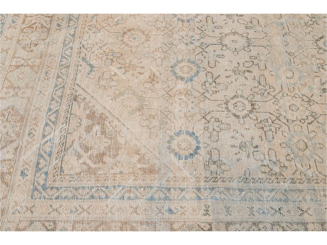 Vintage Mahal Wool Rug 8 X 12