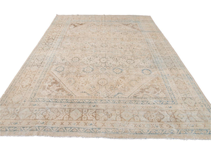 Vintage Mahal Wool Rug 8 X 12