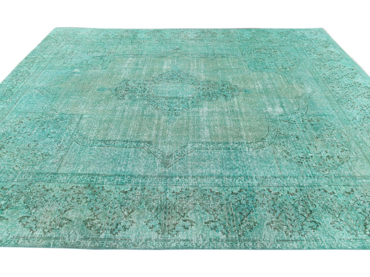 Modern Overdyed Wool Rug 10 X 12