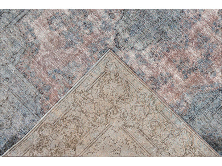 Vintage Distressed Wool Rug 10 X 13