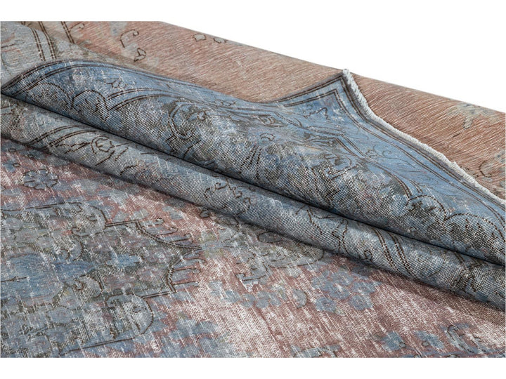 Vintage Distressed Wool Rug 10 X 13