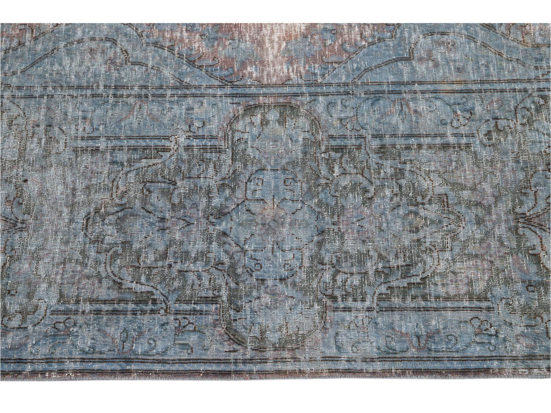 Vintage Distressed Wool Rug 10 X 13