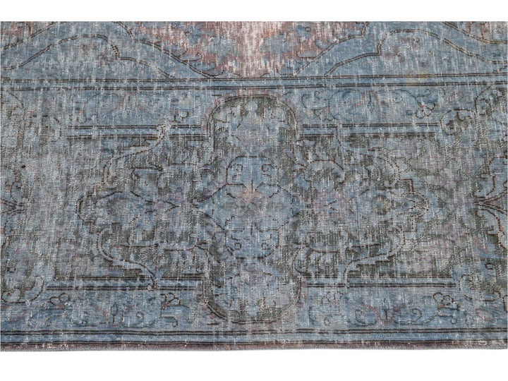 Vintage Distressed Wool Rug 10 X 13