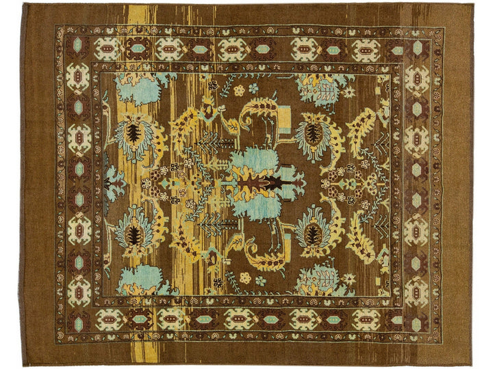 Transitional Revival Wool Rug 8 X 10