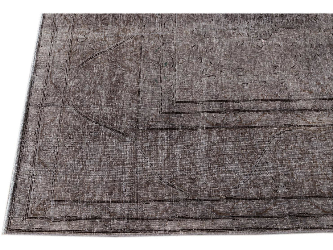 Vintage Distressed Wool Rug 10 X 14