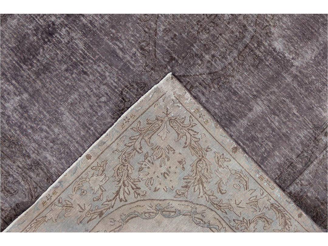 Vintage Distressed Wool Rug 7 X 10