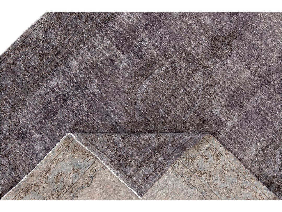 Vintage Distressed Wool Rug 7 X 10