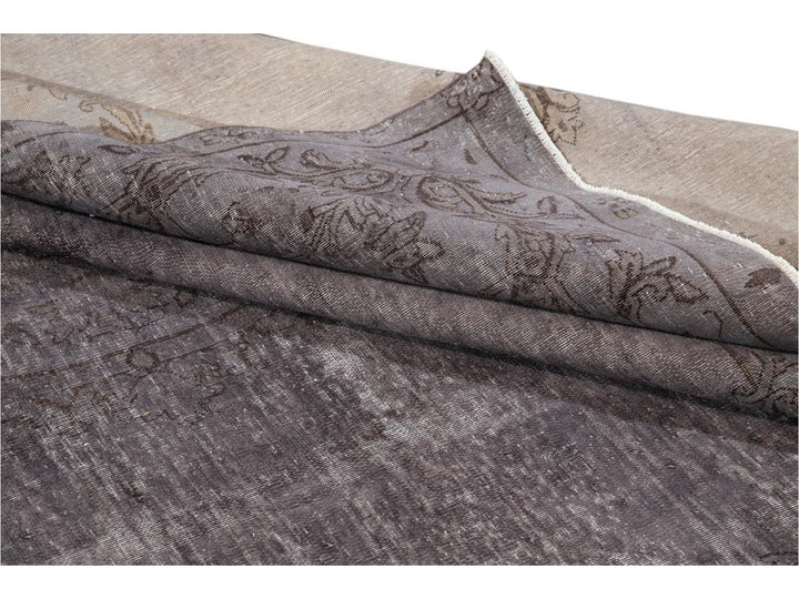 Vintage Distressed Wool Rug 7 X 10