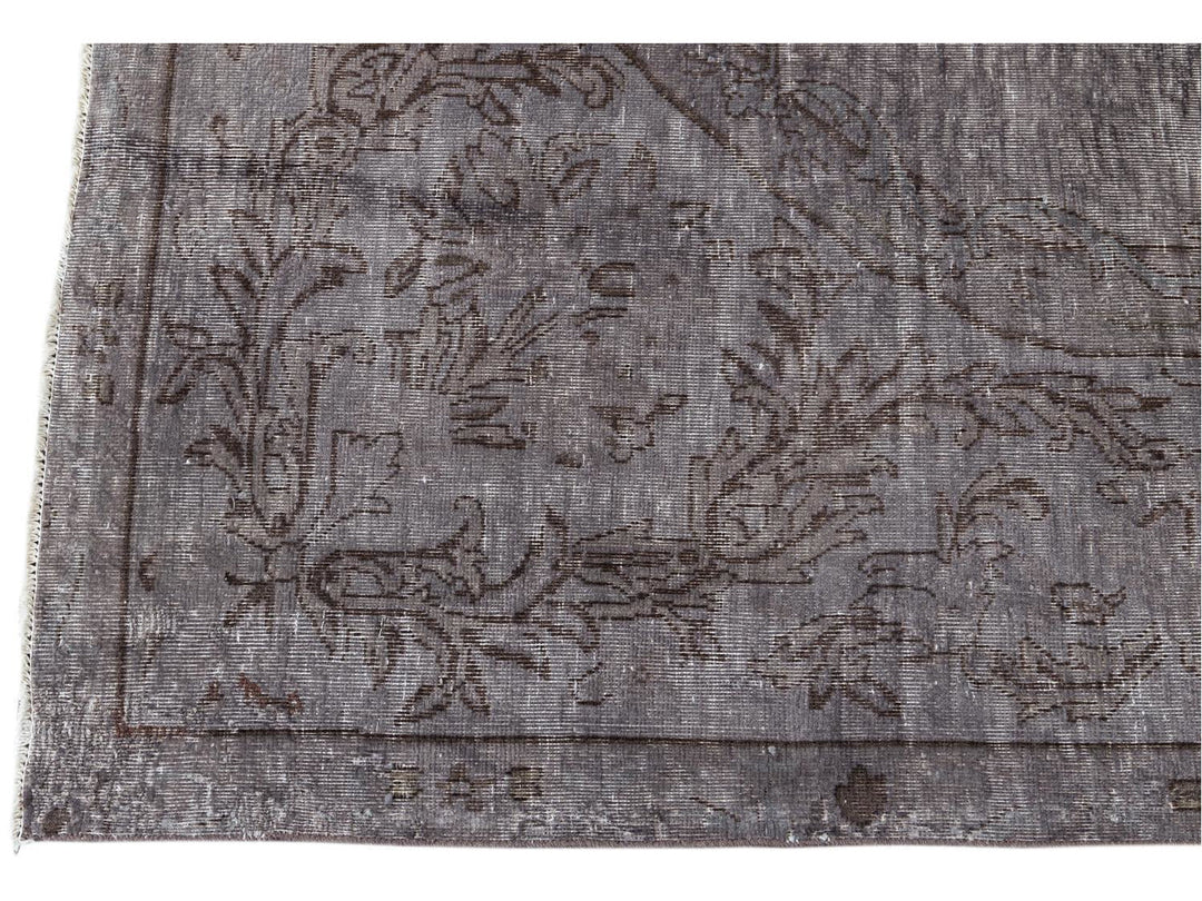 Vintage Distressed Wool Rug 7 X 10