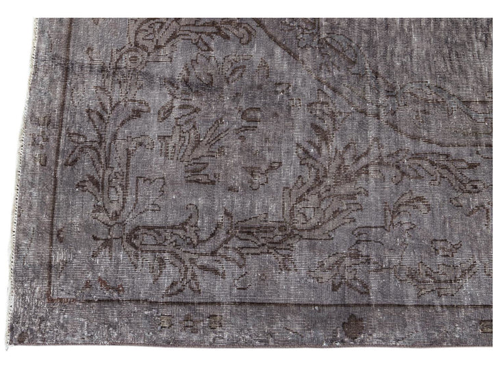 Vintage Distressed Wool Rug 7 X 10