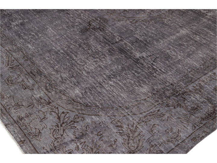 Vintage Distressed Wool Rug 7 X 10