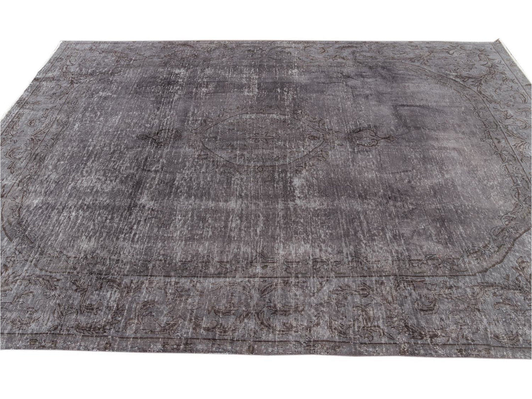 Vintage Distressed Wool Rug 7 X 10