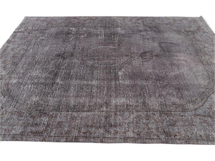 Vintage Distressed Wool Rug 7 X 10