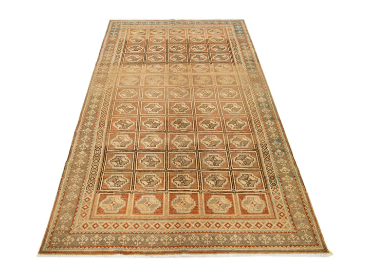 Antique Afshar Wool Runner 5 X 10