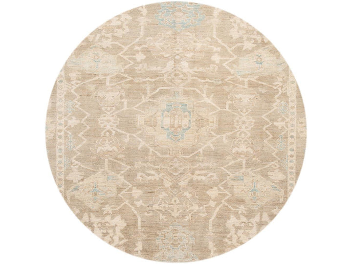 Contemporary Sultanabad Wool Rug 10 X 14