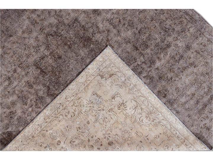 Vintage Distressed Wool Rug 8 X 10