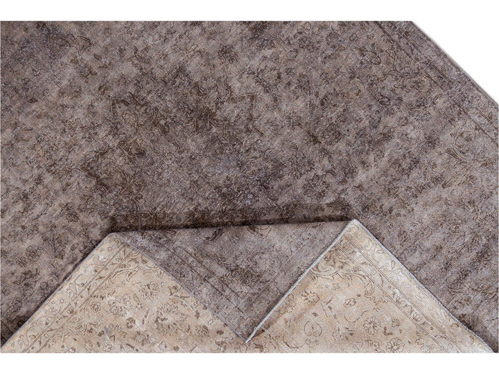 Vintage Distressed Wool Rug 8 X 10