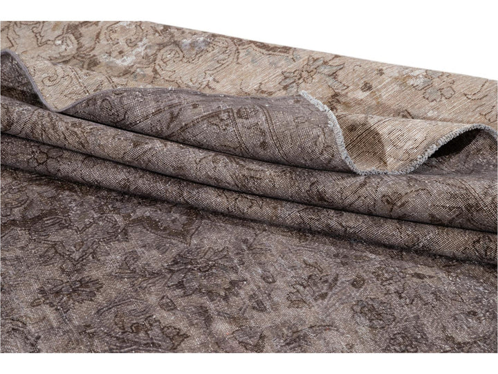 Vintage Distressed Wool Rug 8 X 10