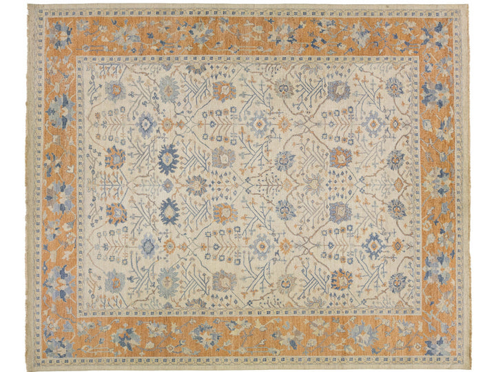 Modern Indian Wool Rug 12 X 15