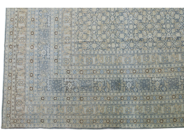 Antique Malayer Wool Rug 12 X 15