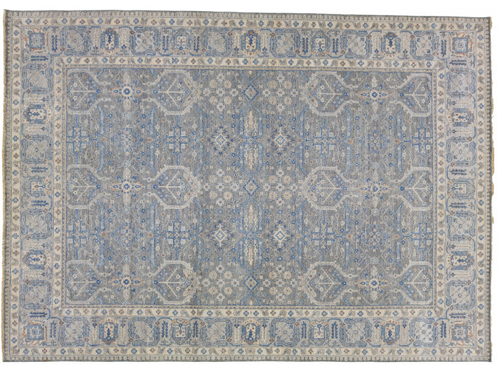 Modern Indian Wool Rug 10 X 14
