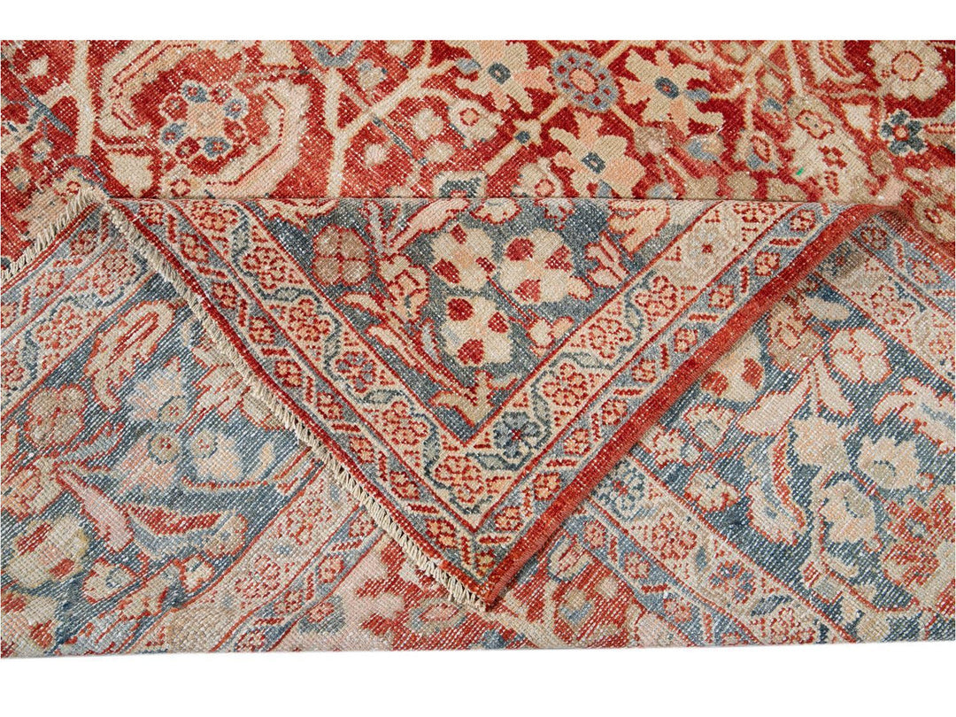 Vintage Mahal Wool Rug 9 x 12