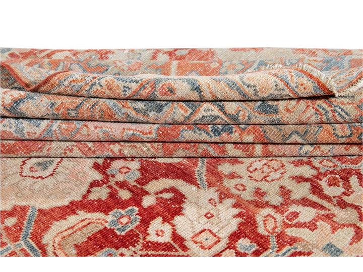 Vintage Mahal Wool Rug 9 x 12