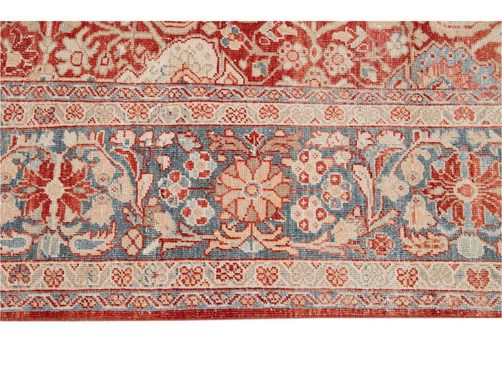 Vintage Mahal Wool Rug 9 x 12