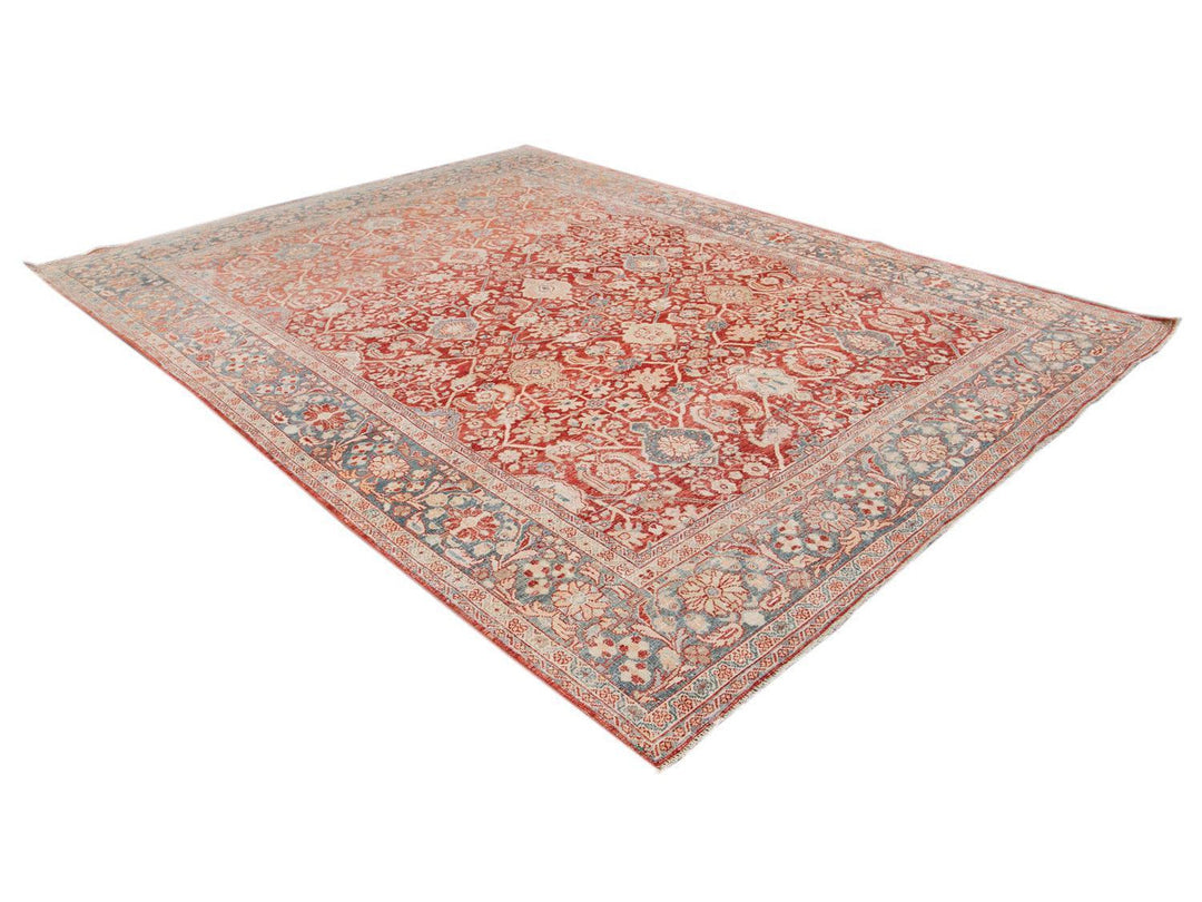 Vintage Mahal Wool Rug 9 x 12