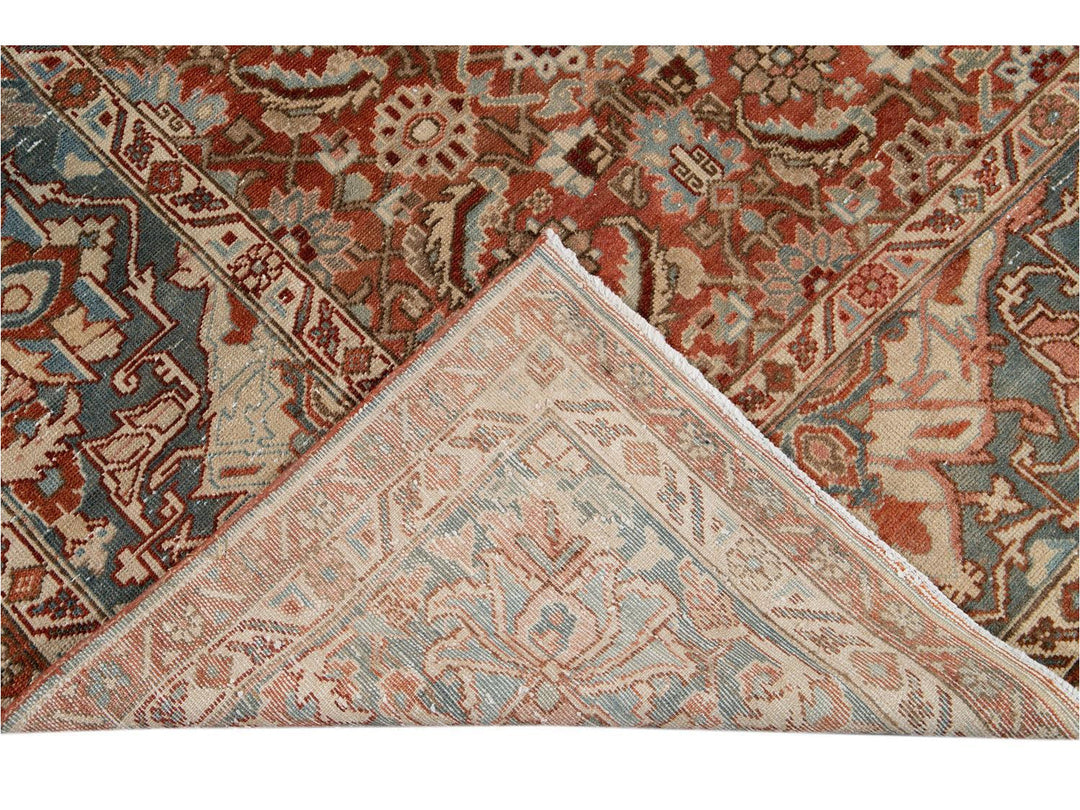 Vintage Malayer Wool Rug 9 x 12