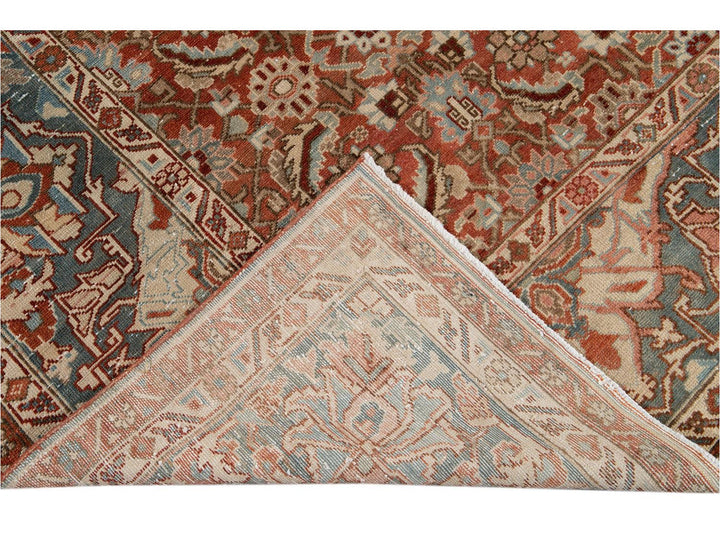 Vintage Malayer Wool Rug 9 x 12