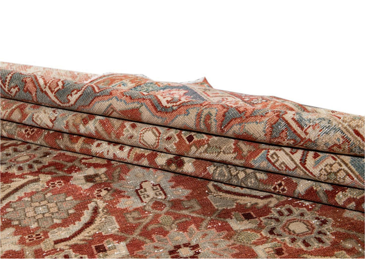 Vintage Malayer Wool Rug 9 x 12