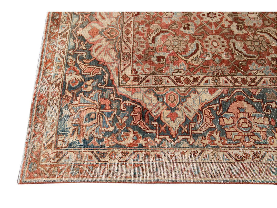 Vintage Malayer Wool Rug 9 x 12