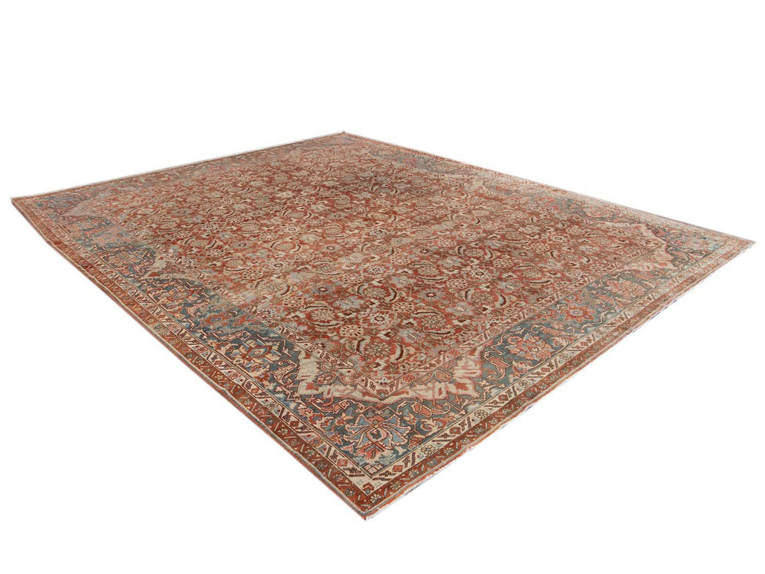 Vintage Malayer Wool Rug 9 x 12