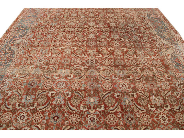 Vintage Malayer Wool Rug 9 x 12