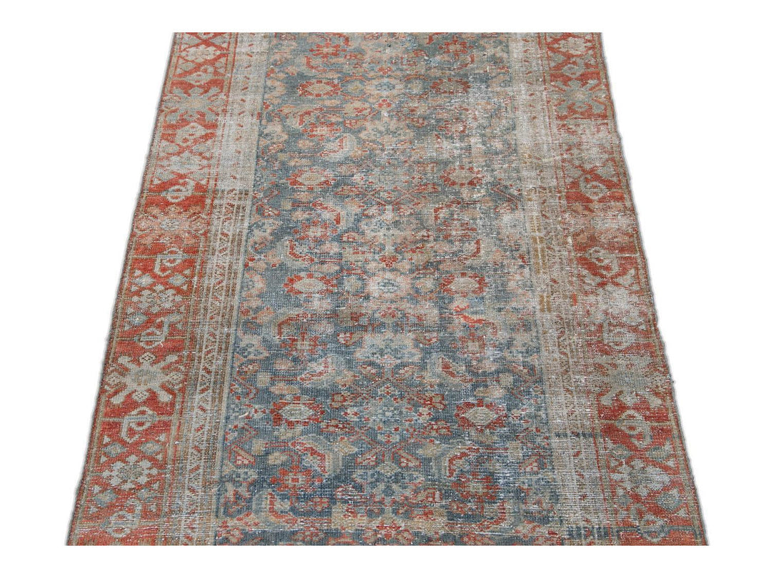 Vintage Malayer Wool Runner 3 X 17