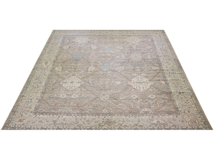 Modern Indian Wool Rug 15 X 19