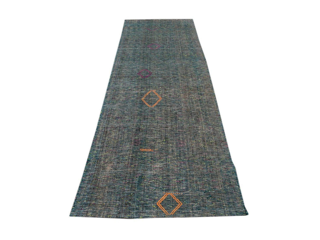 Vintage Flatweave Runner 4 X 11