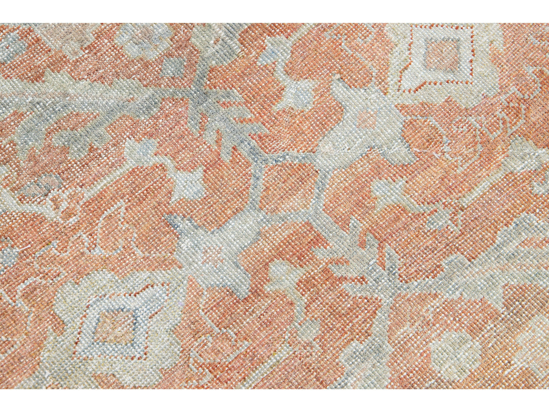Antique Sultanabad Wool Rug 9 X 13