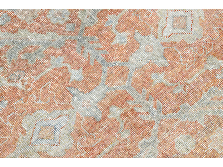 Antique Sultanabad Wool Rug 9 X 13