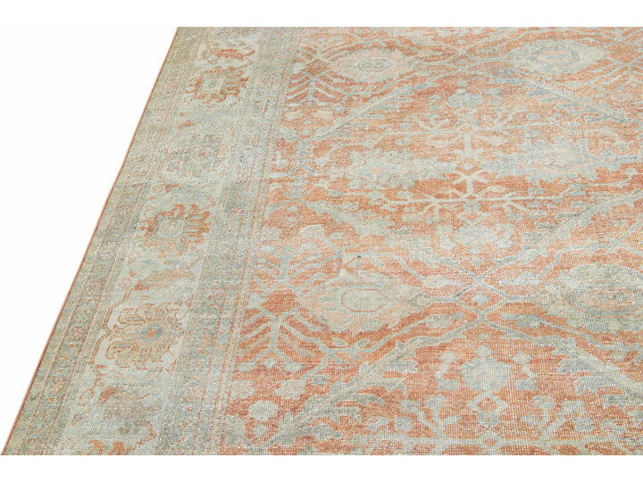 Antique Sultanabad Wool Rug 9 X 13
