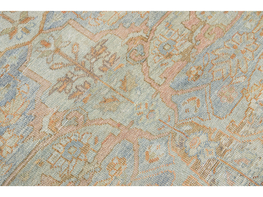 Antique Sultanabad Wool Rug 9 X 12