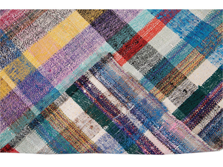 Vintage Flat-Weave Wool Runner 4 X 13