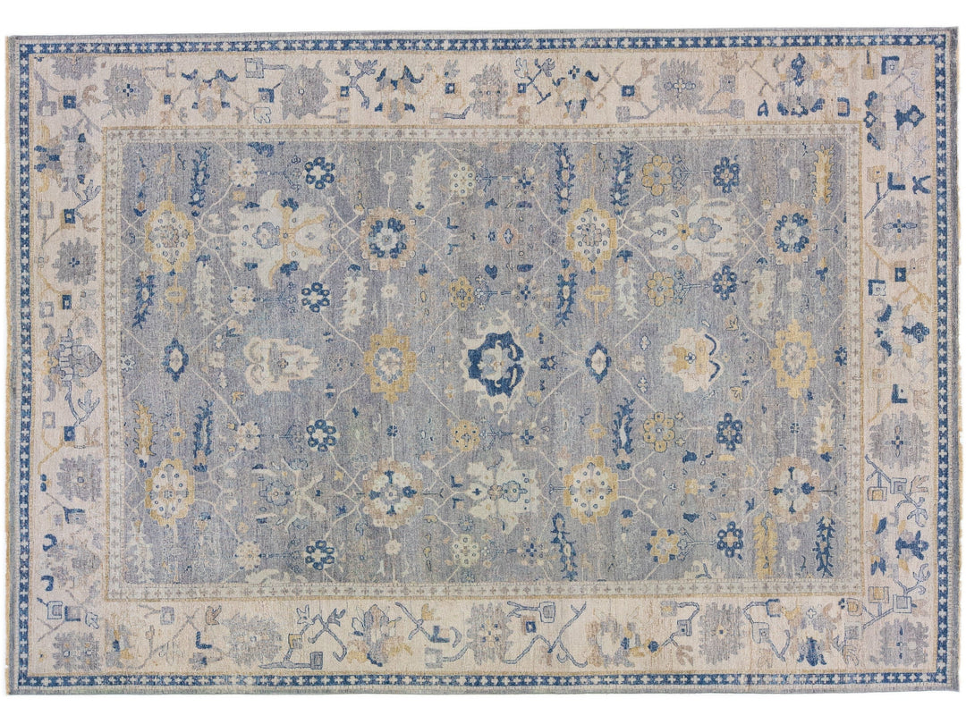 Modern Indian Mahal Rug 10 X 15