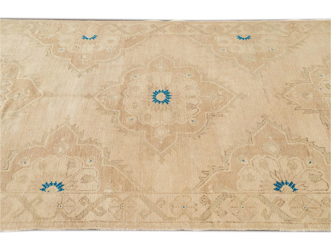 Mid-20th Century Beautiful Turkish Runner Rug, 5 X 10