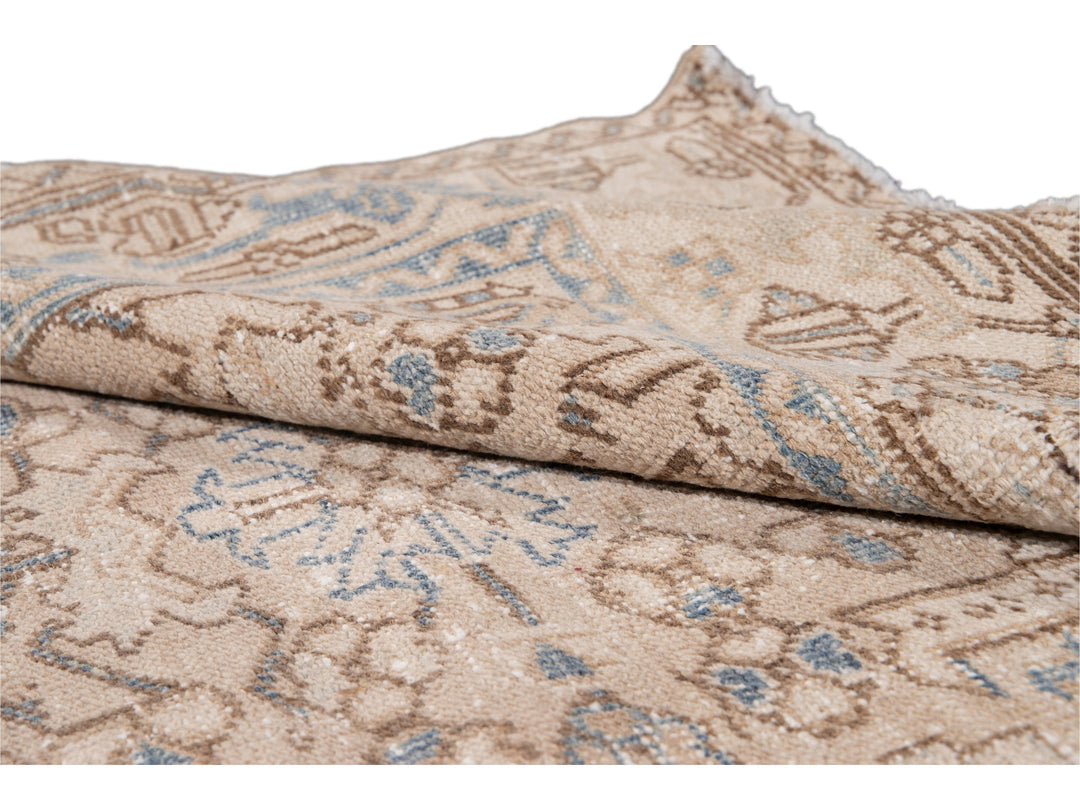 Antique Heriz Wool Rug 6 X 8