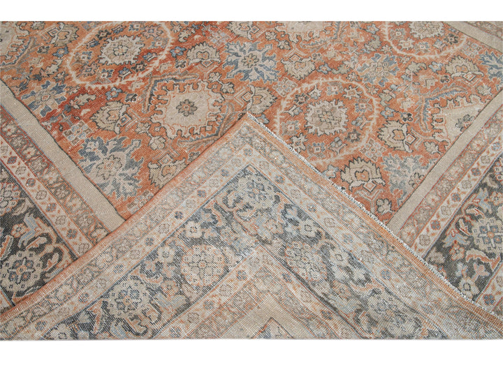 Antique Mahal Wool Rug 10 X 16